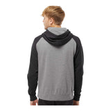 Independent Trading Co IND40RP Unisex Raglan Hooded Sweatshirt