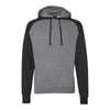 Independent Trading Co IND40RP Unisex Raglan Hooded Sweatshirt