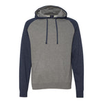 Independent Trading Co IND40RP Unisex Raglan Hooded Sweatshirt