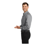 Port Authority W100 Long Sleeve Carefree Poplin Shirt