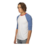 Royal Apparel Unisex Americana Raglan Baseball T-Shirt – Style 17160 Made in USA