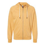 Independent Trading Co SS1000Z Unisex Icon Lightweight Loopback Terry Full-Zip Hooded Sweatshirt