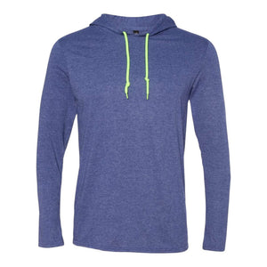 Gildan 987 Men's Softstyle Lightweight Hooded Long Sleeve T-Shirt - 