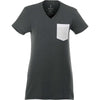 Elevate TM97815 Women's MONROE Short Sleeve Pocket Tee