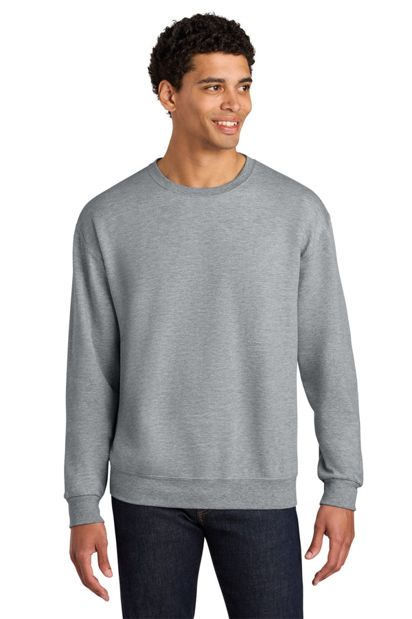 Jerzees IC48M Ultimate Unisex CVC Ring Spun Crewneck Sweatshirt