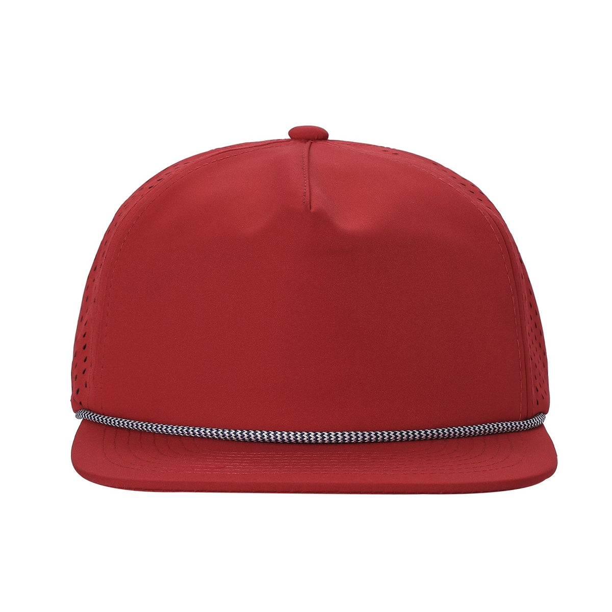 Unbranded 5 Panel Water Resistant Flat Bill Perforated Rope Hat – The ...