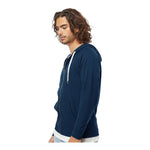 Independent Trading Co SS1000Z Unisex Icon Lightweight Loopback Terry Full-Zip Hooded Sweatshirt