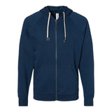 Independent Trading Co SS1000Z Unisex Icon Lightweight Loopback Terry Full-Zip Hooded Sweatshirt