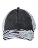 Infinity Her JANET - Women's Animal Print Mesh Back Cap, Ponytail Hat