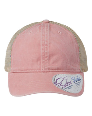 Infinity Her TESS Women's Washed Mesh Back Cap Ponytail Hat - 