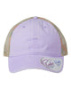 Infinity Her TESS Women's Washed Mesh Back Cap Ponytail Hat