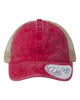 Infinity Her TESS Women's Washed Mesh Back Cap Ponytail Hat