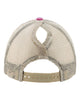 Infinity Her TESS Women's Washed Mesh Back Cap Ponytail Hat