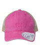 Infinity Her TESS Women's Washed Mesh Back Cap Ponytail Hat