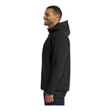Port Authority J706 Textured Hooded Soft Shell Jacket
