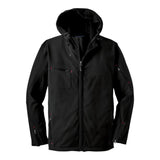 Port Authority J706 Textured Hooded Soft Shell Jacket