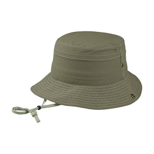 Juniper J7223 Taslon UV Bucket Hat with Side Snaps - 