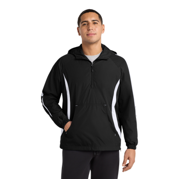 Sport-Tek JST63 Colorblock Raglan Anorak