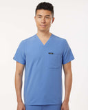 Jaanuu Holmes Everyday V-Neck Scrub Top with 1 Pocket M10001