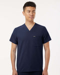 Jaanuu Holmes Everyday V-Neck Scrub Top with 1 Pocket M10001