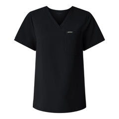 Jaanuu Women's Rhena Essential 1-Pocket Scrub V-Neck Top W10001 - 