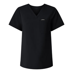 Jaanuu Women's Rhena Essential 1-Pocket Scrub V-Neck Top W10001 - 