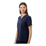 Jaanuu Women's Rhena Essential 1-Pocket Scrub V-Neck Top W10001