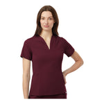 Jaanuu Women's Calix Fit & Flare V-Neck Scrub Top W10003