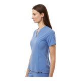 Jaanuu Women's Calix Fit & Flare V-Neck Scrub Top W10003