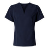 Jaanuu Women's Calix Fit & Flare V-Neck Scrub Top W10003