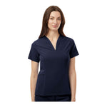 Jaanuu Women's Calix Fit & Flare V-Neck Scrub Top W10003