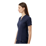 Jaanuu Women's Calix Fit & Flare V-Neck Scrub Top W10003