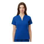 Jaanuu Women's Calix Fit & Flare V-Neck Scrub Top W10003