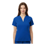 Jaanuu Women's Calix Fit & Flare V-Neck Scrub Top W10003