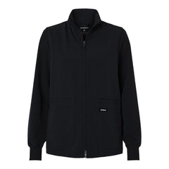 Jaanuu Women's Ceri Essential Full-Zip 6-Pocket Scrub Jacket W60001 - 
