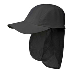 Juniper J7216 Taslon UV 5 Panel Cap with Mesh Tuck Away Flap - 
