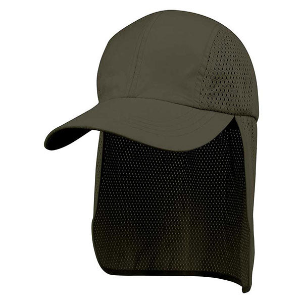 Juniper J7692 Microfiber Cap with Mesh Flap