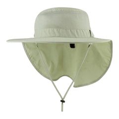 Juniper J7243 Taslon UV Large Bill Hat with Roll-Up Flap - 
