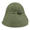Juniper J6933 Microfiber Flap Cap with String Clip