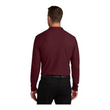 Port Authority K200LS Wearever Signature Pique Long Sleeve Polo
