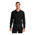 Port Authority K200LS Wearever Signature Pique Long Sleeve Polo
