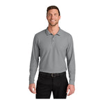 Port Authority K200LS Wearever Signature Pique Long Sleeve Polo