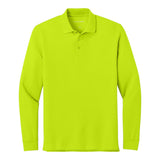 Port Authority K200LS Wearever Signature Pique Long Sleeve Polo