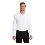 Port Authority K200LS Wearever Signature Pique Long Sleeve Polo