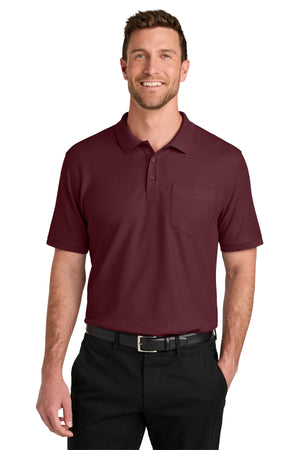 Port Authority K200P Wearever Signature Pique Pocket Polo - 