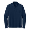 Port Authority K500LSP Silk Touch Long Sleeve Polo with Pocket