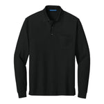 Port Authority K500LSP Silk Touch Long Sleeve Polo with Pocket