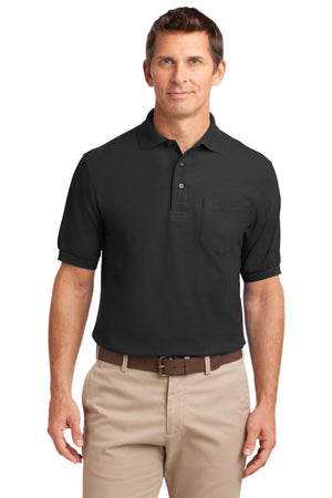 Port Authority K500P Silk Touch Polo with Pocket - 