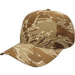 Cali Headwear KL100TT Tiger Tan Camo 6 Panel Cap USA Made