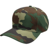 Cali Headwear KL100WC Woodland Camo 6 Panel Cap USA Made